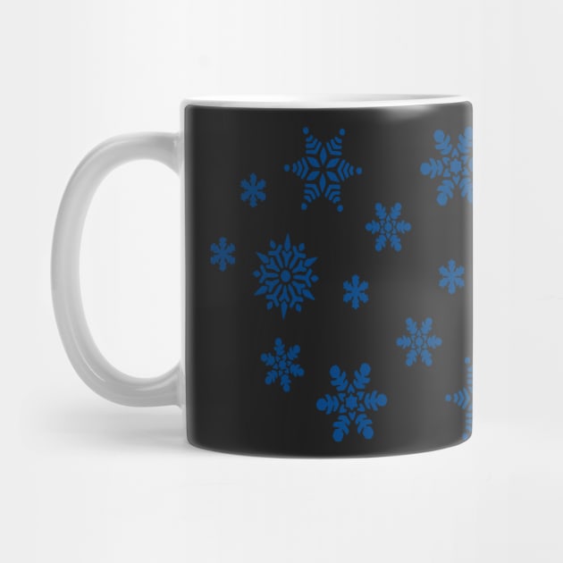 Blue Snowflakes by greenoriginals